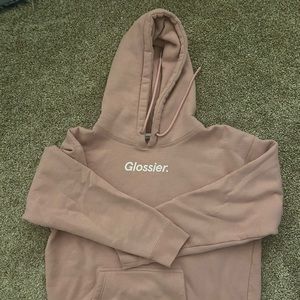 Pink Glossier Fleece Sweatshirt